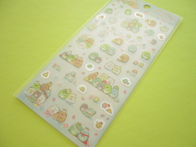 Photo1: Kawaii Cute Sticker Sheet Sumikkogurashi San-x *House of The Mole (SE49302)