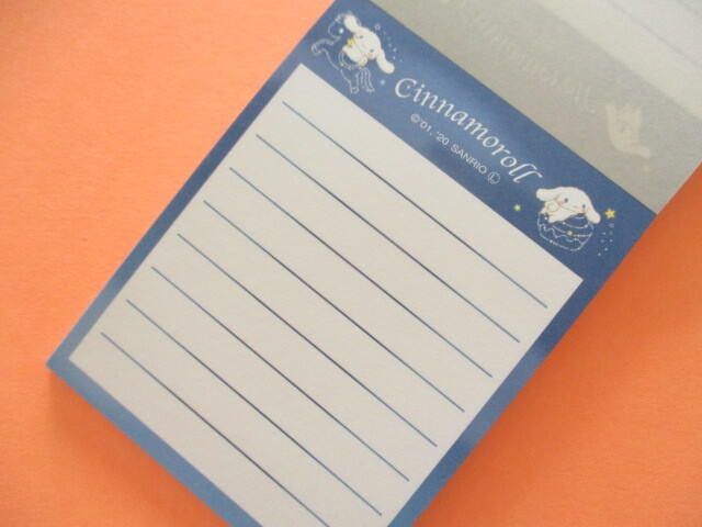 Photo: Kawaii Cute Mini  Memo Pad Sanrio *Cinnamoroll (Night Sky)