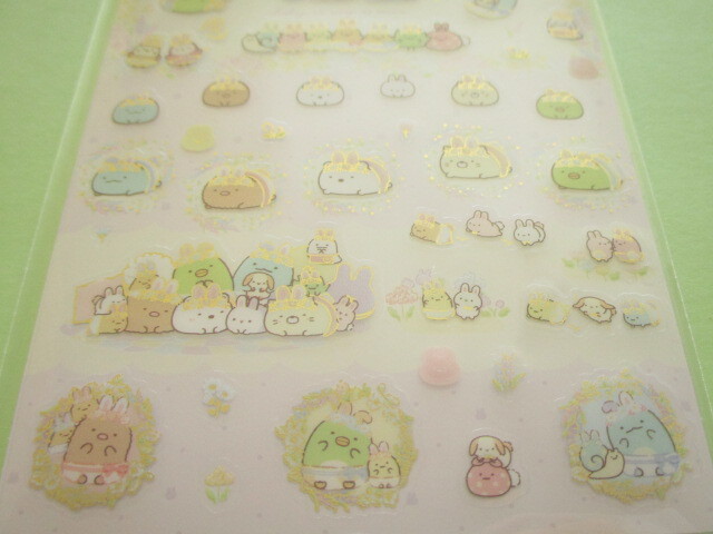 Photo: Kawaii Cute Stickers Sheet Sumikkogurashi San-x *The Rabbit's Wonder Garden (SE49501)