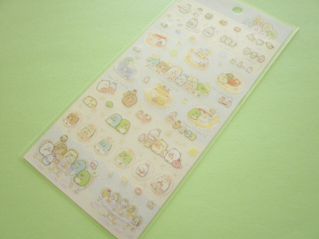 Photo1: Kawaii Cute Stickers Sheet Sumikkogurashi San-x *The Rabbit's Wonder Garden (SE49502)
