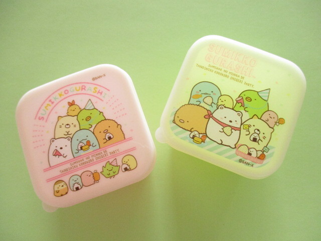 2pcs Kawaii Cute Sumikkogurashi Bento Lunch Box Container (KY72701) -  Kawaii Shop Japan