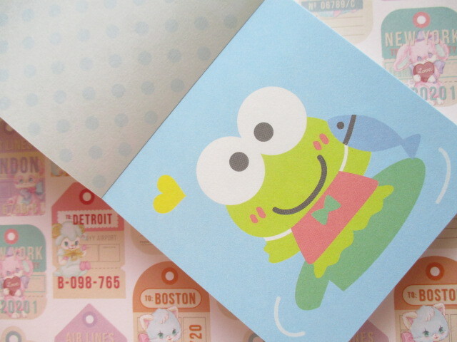 Photo: Kawaii Cute Square Memo Pad Sanrio Origimal *Kerokerokeroppi (41050-1)