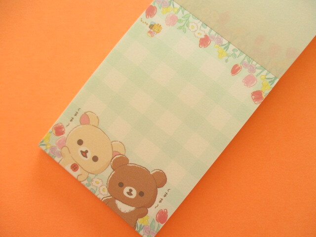 Photo: Kawaii Cute Mini Memo Pad Rilakkuma San-x *Chairoikoguma's Friends (MH03501-4)