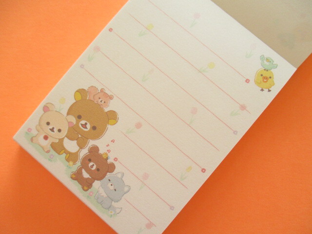 Photo: Kawaii Cute Mini Memo Pad Rilakkuma San-x *Chairoikoguma's Friends (MH03501-4)