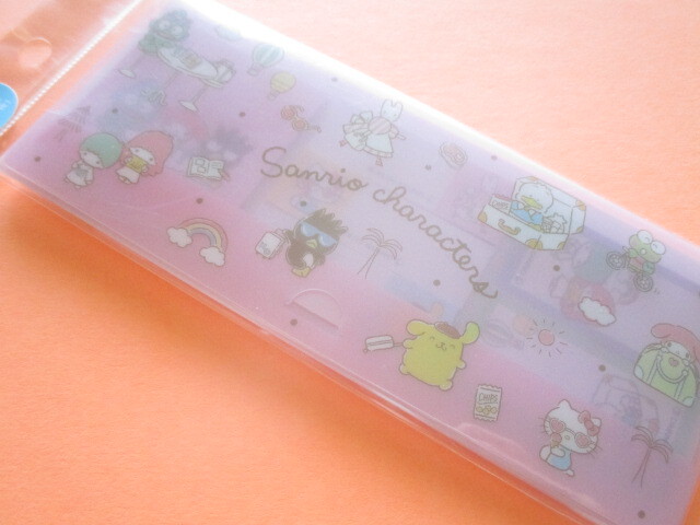 Photo1: Kawaii Cute Mini Sticky Notes  with Plastic Case Sanrio *Sanrio Characters (S2825325)