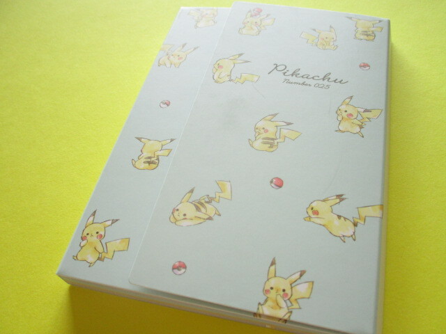 Photo1: Kawaii Cute Pikachu Large Memo Pad Cute Model *Full (300241)