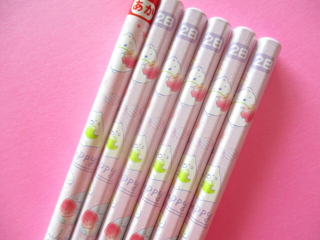 Photo: 6 pcs Kawaii Cute Wooden Pencils Set San-x *Sumikkogurashi (PN03603)