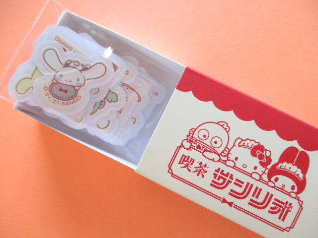 Photo: Kawaii Cute Sticker Flakes in Matchbox Sanrio Original *Sanrio Cafe & Bar (75553-2)