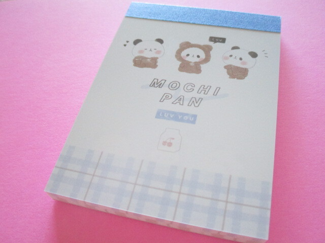 Photo1: Kawaii Cute Mini Memo Pad Mochi Mochi Panda Kamio Japan *Kumamochi  (202052)