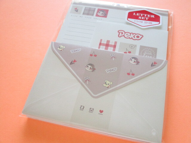 Photo1: Kawaii Cute Letter Set Kamio Japan *Peko-chan (100360)