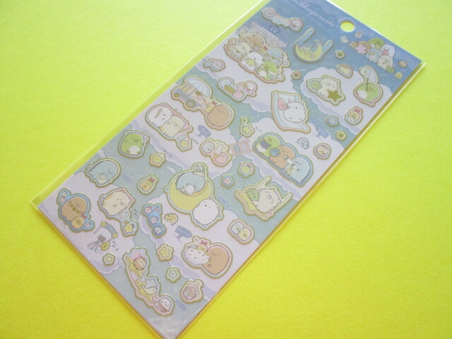 Photo1: Kawaii Cute Stickers Sheet Sumikkogurashi San-x *Starry Sky Walk (SE51002)