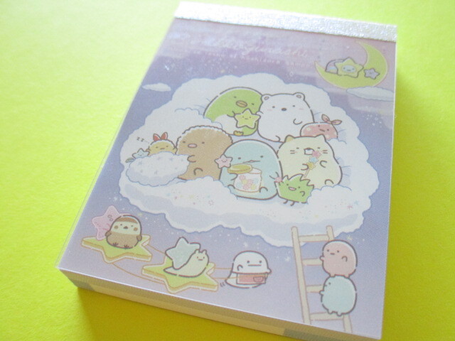 Photo1: Kawaii Cute Mini Memo Pad Sumikkogurashi San-x *Starry Sky Walk (MH05701-3)
