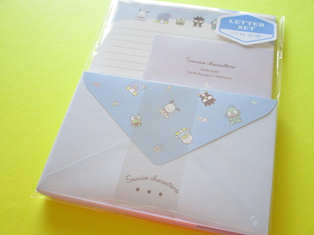 Photo1: Kawaii Cute Sanrio Characters Letter Set Crux *Blue (102580)