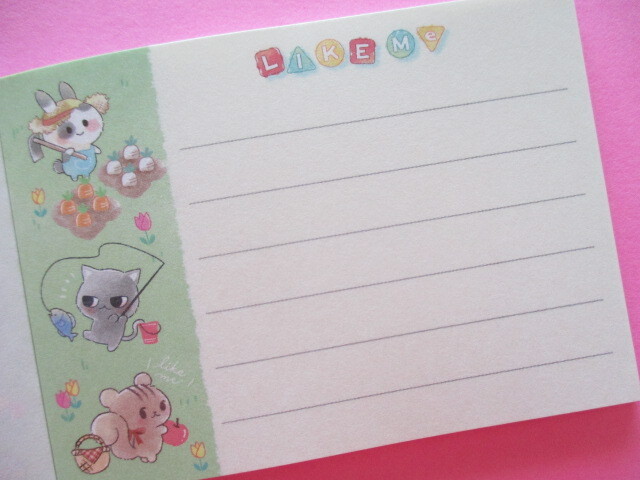 Photo: Kawaii Cute Mini Memo Pad Animal Like Me Q-LiA *Daytime (64038) 
