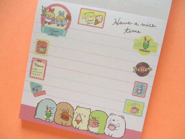 Photo: Kawaii Cute Square Memo Pad Sumikkogurashi San-x *Shippo's Diner (MH06802)