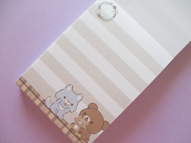 Photo: Kawaii Cute Mini Memo Pad Rilakkuma San-x *Let's make a cute plushie together! (MH06501-2)
