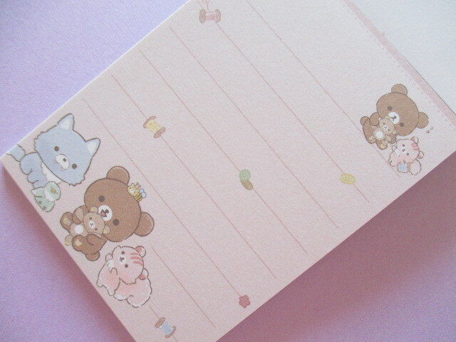 Photo: Kawaii Cute Mini Memo Pad Rilakkuma San-x *Let's make a cute plushie together! (MH06501-1)