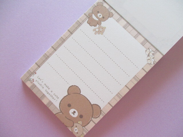 Photo: Kawaii Cute Mini Memo Pad Rilakkuma San-x *Let's make a cute plushie together! (MH06501-4)