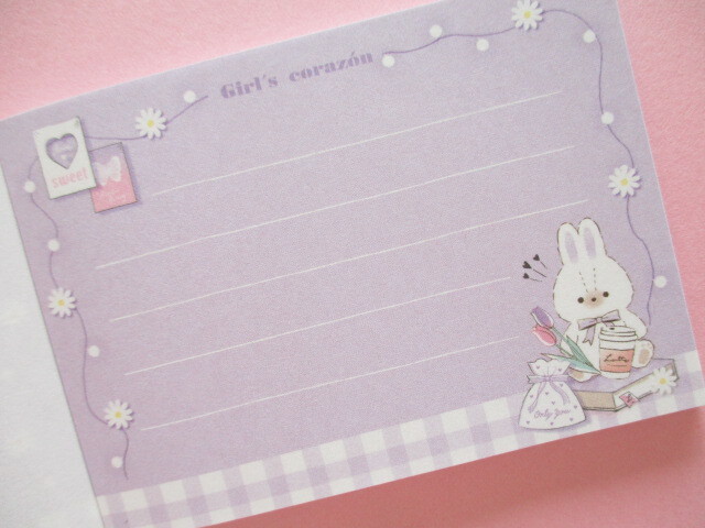 Photo: Kawaii Cute Mini Memo Pad Q-LiA  *Rabbit Girl’s Corazǒn (64208)