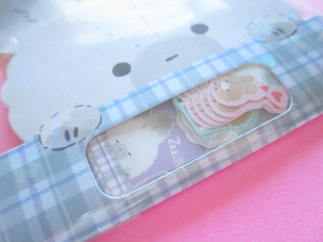 Photo: Kawaii Cute Sticker Flakes Sack Q-LiA *なにしてるの / うさ (61078)