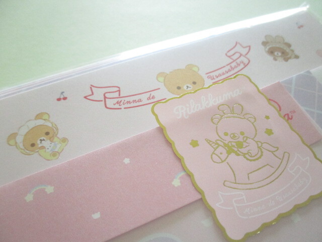 Photo: Kawaii Cute Regular Letter Set Rilakkuma San-x *Usausa baby (LH74102)