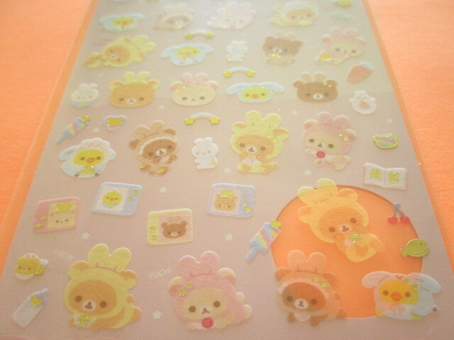 Photo: Kawaii Cute Sticker Sheet Rilakkuma San-x *Usausa baby (SE52302)