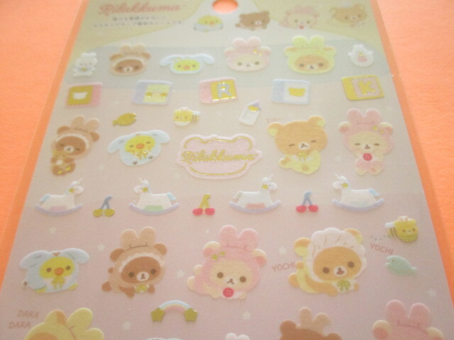 Photo: Kawaii Cute Sticker Sheet Rilakkuma San-x *Usausa baby (SE52302)