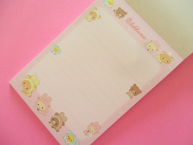 Photo: Kawaii Cute Large Memo Pad Rilakkuma San-x *Usausa baby (MH07502)