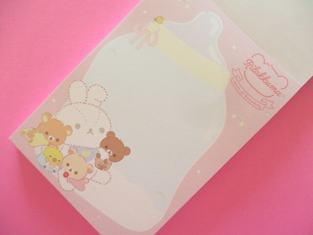 Photo: Kawaii Cute Large Memo Pad Rilakkuma San-x *Usausa baby (MH07502)