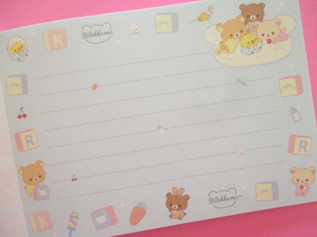 Photo: Kawaii Cute Large Memo Pad Rilakkuma San-x *Usausa baby (MH07501)