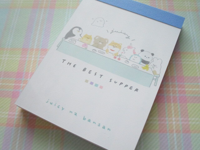 Photo1: Kawaii Cute Mini Memo Pad Kamio *The Best Supper (204277)