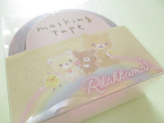 Photo: Kawaii Cute Mini Masking Tape/Deco Tape Sticker San-x *Rilakkuma (SE53102)