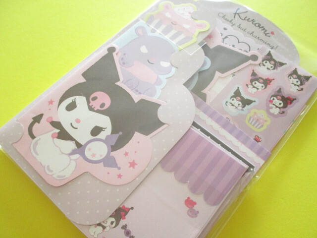 Photo1: Kawaii Cute Regular Letter Set Sanrio Original *Kuromi (93235-3)