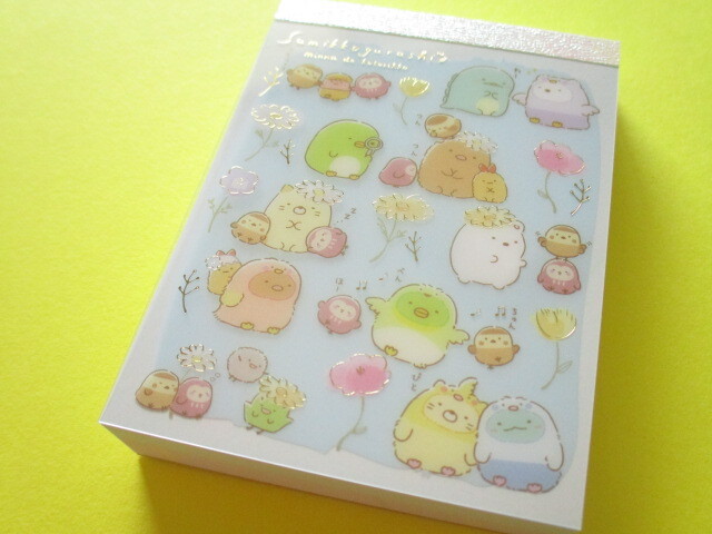 Photo1: Kawaii Cute Mini Memo Pad Sumikkogurashi San-x *Playing as a Little Bird (MH09501-2)