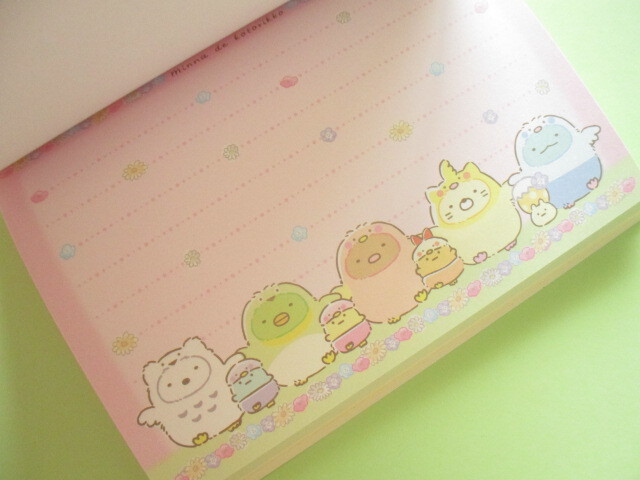 Photo: Kawaii Cute Large Memo Pad Sumikkogurashi San-x *Playing as a Little Bird (MH09402)