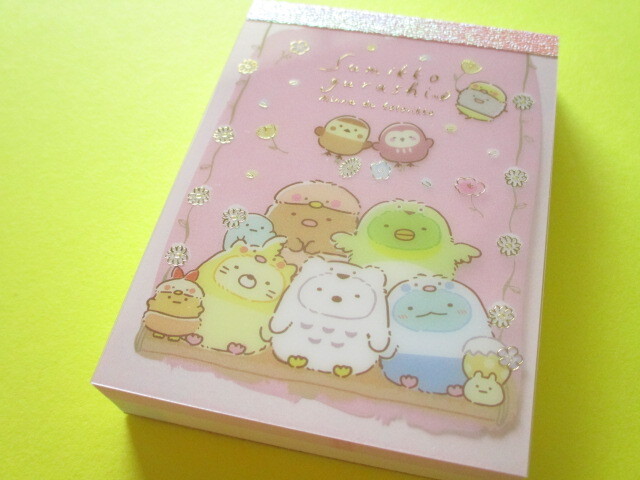 Photo1: Kawaii Cute Mini Memo Pad Sumikkogurashi San-x *Playing as a Little Bird (MH09501-1)