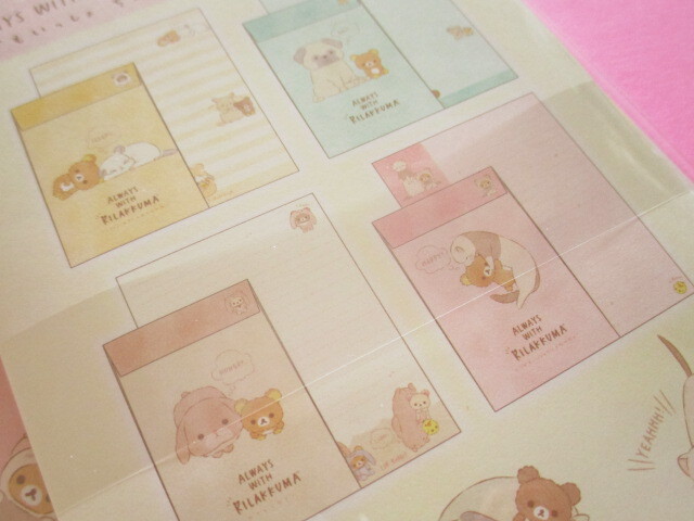 Photo: Kawaii Cute Regular Letter Set  Always with Rilakkuma San-x *Your Little Family (LH75302)