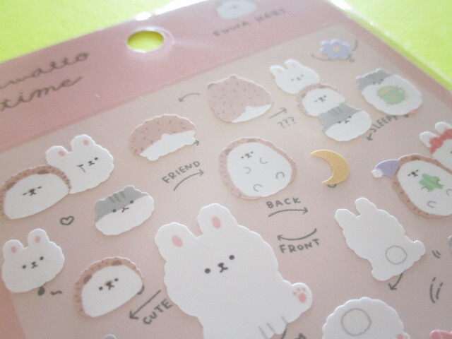 Photo: Kawaii Cute Fuwatto Time Stickers Sheet Crux *Fuwahari (109233)