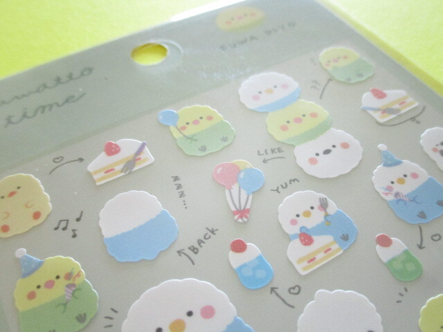 Photo: Kawaii Cute Fuwatto Time Stickers Sheet Crux *Fuwapiyo (109236)