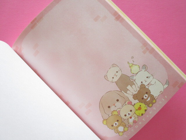 Photo: Kawaii Cute Large Memo Pad Always with Rilakkuma San-x *Your Little Family (MH09902)