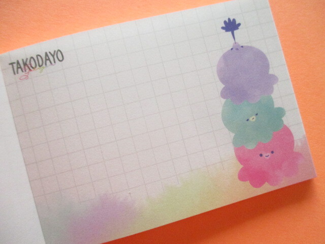 Photo: Kawaii Cute Mini Memo Pad Takodayo Crux *チマチマ (109293)