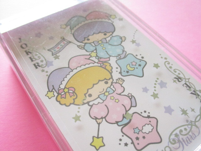 Photo: Kawaii Cute Trump-style Mini Memo Pad Set Sanrio Original *Little Twin Stars (14013-9)