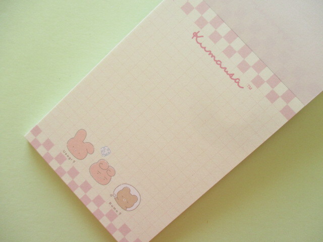 Photo: Kawaii Cute Mini Memo Pad Kumausa San-x *Rabbit like a bear  (MH10901-2)
