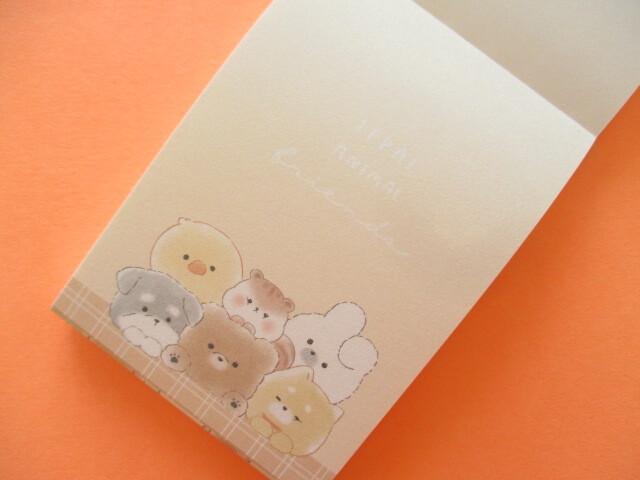 Photo: Kawaii Cute Mini Memo Pad Crux *Ippai Animal Friends (111748)
