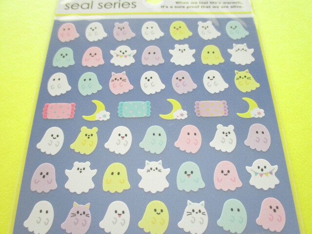 Photo: Kawaii Cute Stickers Sheet Gaia *Pastel Ghost (465565)