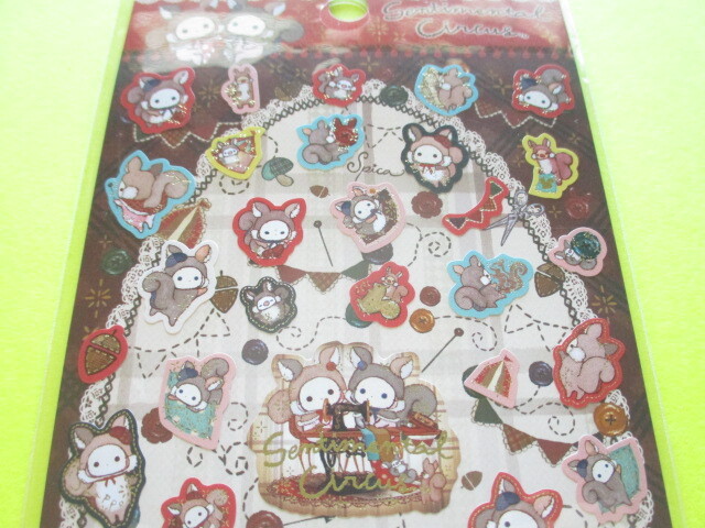 Photo: Kawaii Cute Stickers Sheet Sentimental Circus San-x *Child Squirrel Tailor (SE55201)