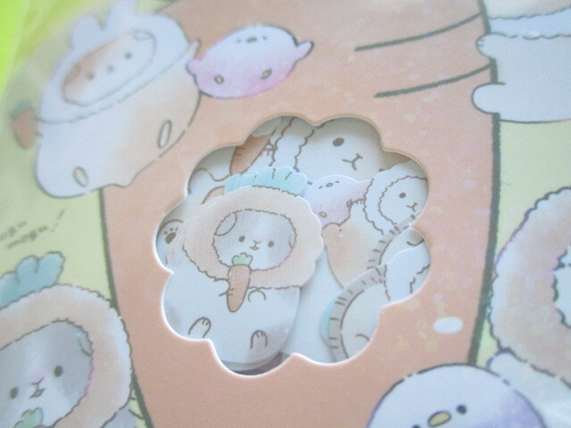 Photo: Kawaii Cute Sticker Flakes Sack Crux *Fanimals /Carrot (112349)