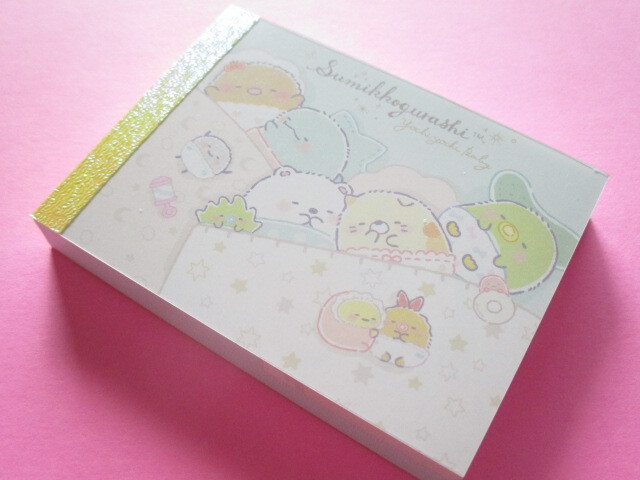 Photo1: Kawaii Cute Mini Memo Pad Sumikkogurashi San-x *Sumikko Baby (MH12801-4)