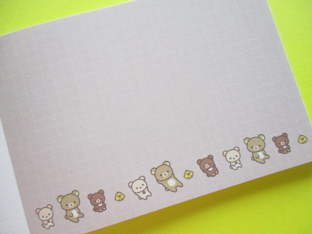 Photo: Kawaii Cute Large Memo Pad Rilakkuma San-x *New Basic Design (MH12601)