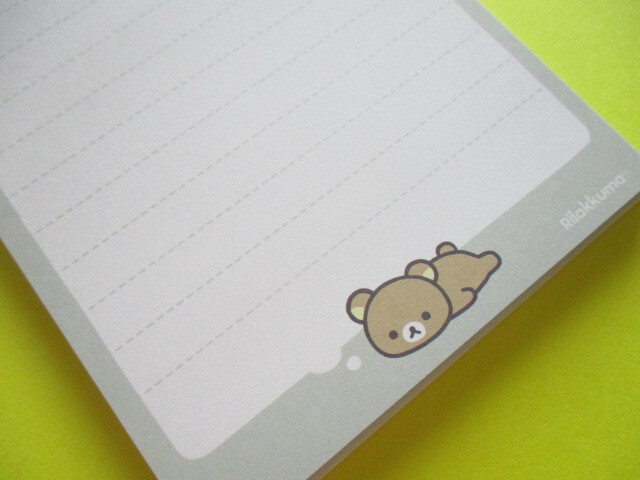 Photo: Kawaii Cute Large Memo Pad Rilakkuma San-x *New Basic Design (MH12601)